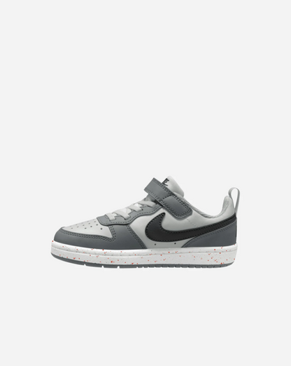 NIKE COURT BOROUGH LOW RECRAFT GREY BAMBINO