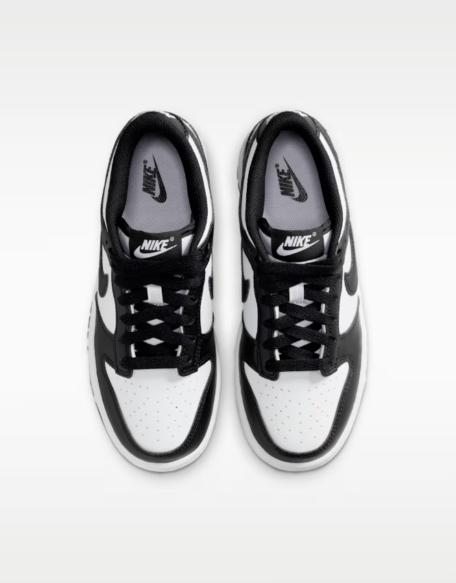 nike dunk low bianco e nero donna