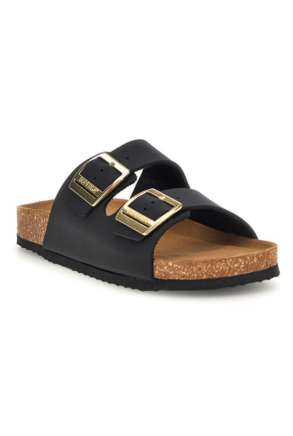 ciabatte superga nero donna