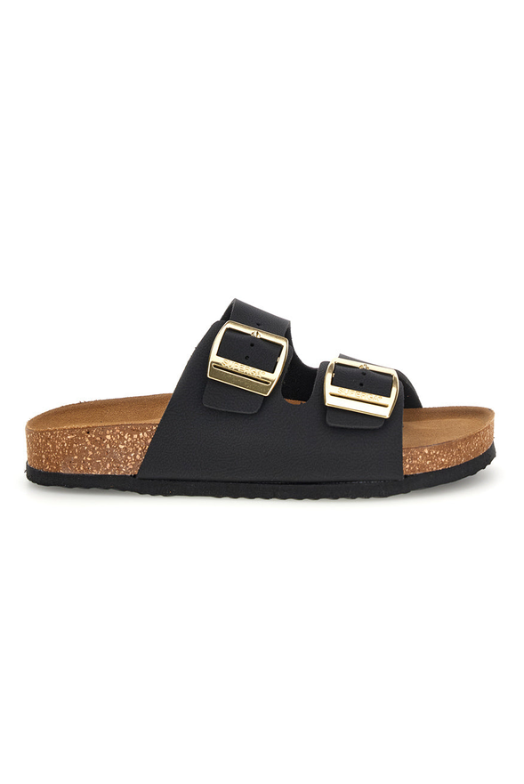 ciabatte superga nero donna