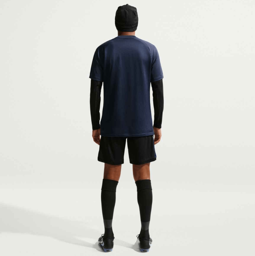 nike t-shirt park viii dri-fit midnight navy/white uomo