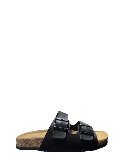 Superga ciabatta nero donna