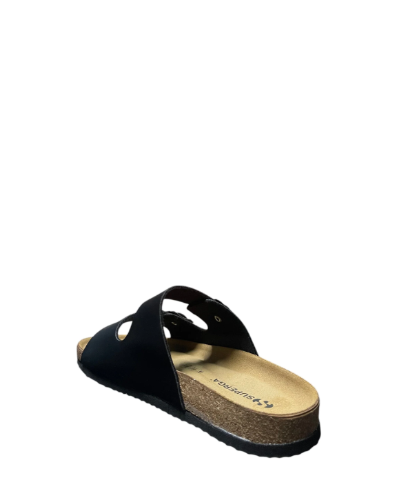 superga ciabatta nero donna