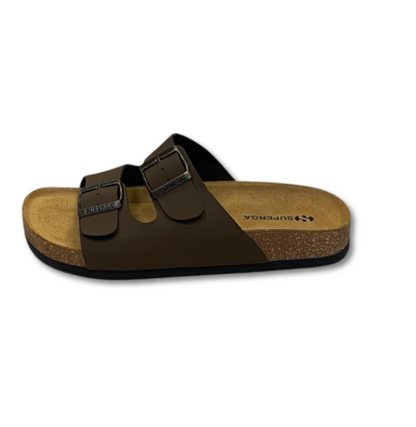 Superga ciabatta marrone uomo
