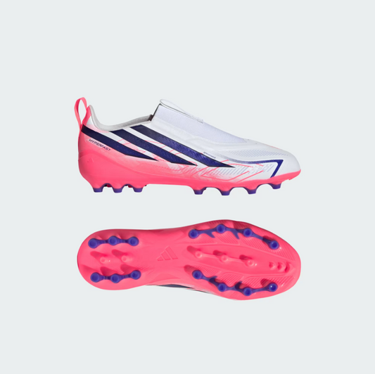 Adidas Scarpa da calcio F50 HYPERFAST LEAGUE Laceless Artificial Ground bambino