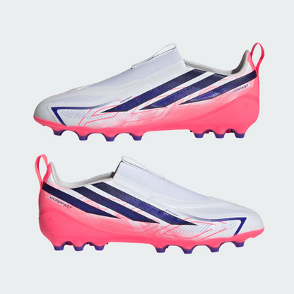 Adidas Scarpa da calcio F50 HYPERFAST LEAGUE Laceless Artificial Ground bambino