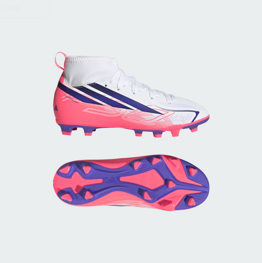 Adidas F50 Hyperfast Club Mid Firm Ground Multi Ground Football Boots bambino
