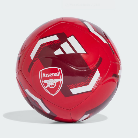Adidas Pallone Arsenal Home Club rosso