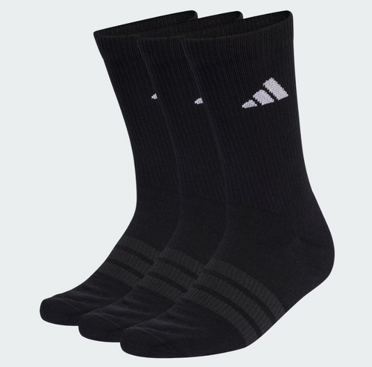 ADIDAS CALZE CUSHIONED SPORTSWEAR CONFEZIONE DA 3 PAIA NERO