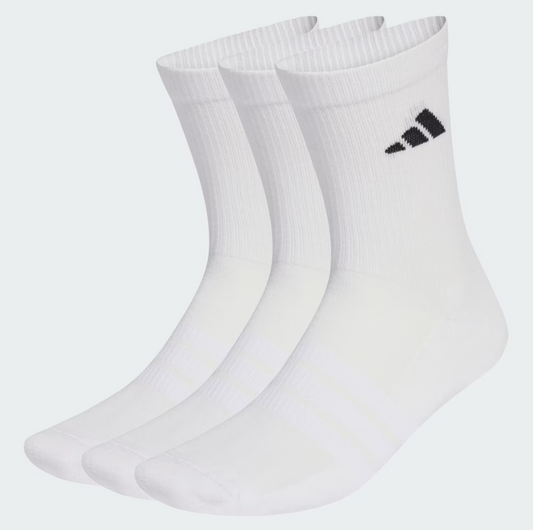 ADIDAS CALZE CUSHIONED SPORTSWEAR CONFEZIONE DA 3 PAIA BIANCA