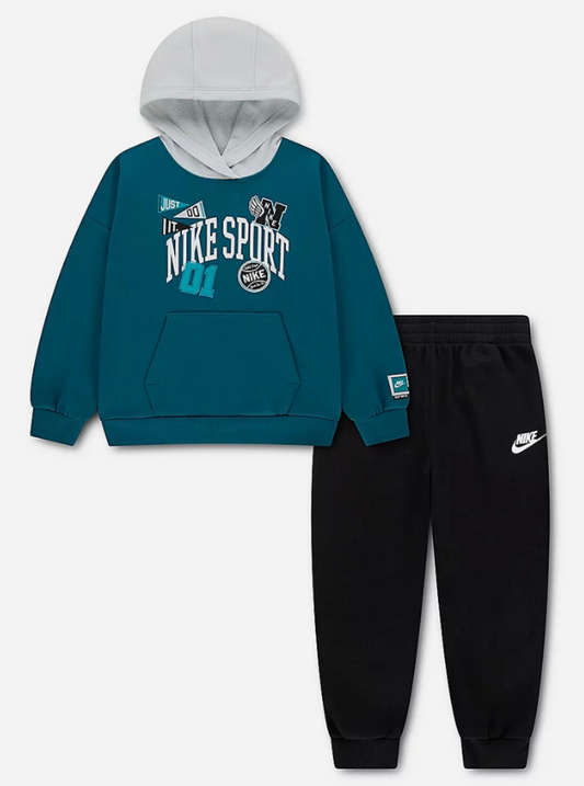 Nike Tuta Grafic Verde bambino