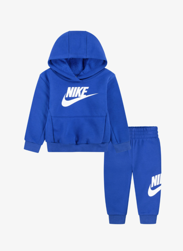 nike tuta basic blu bianco bambino