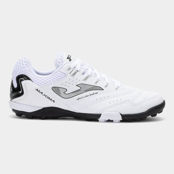 joma maxima turf bianco-nero bambino