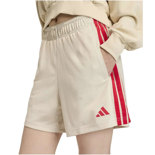 adidas STADIUM MESH SHORTS beige donna