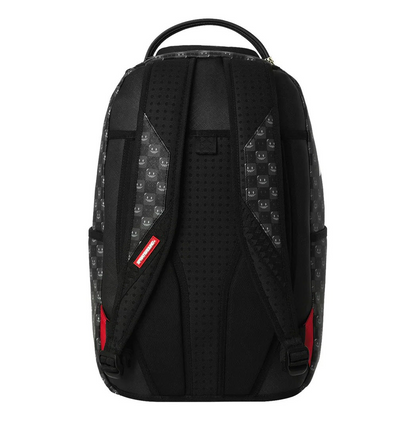 SPRAYGROUND SHARKS IN PARIS WTF BUBBLY BLACK CHECK BACKPACK