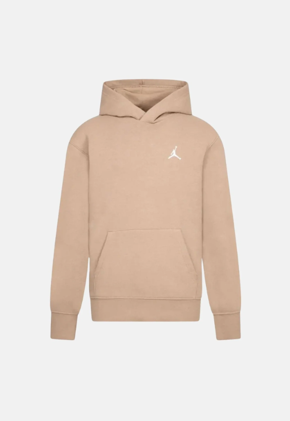 jordan felpa con cappuccio hoodie essential beige bambino