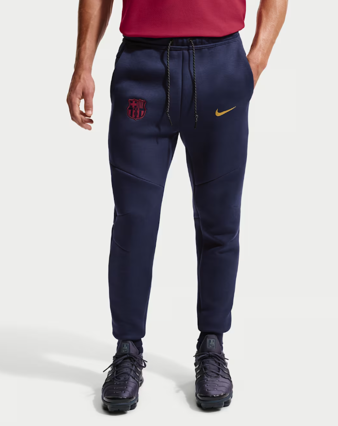 nike fc barcelona tech fleece pantalone uomo