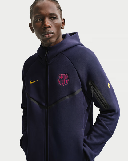 Nike FC Barcelona Tech Fleece Windrunner felpa uomo