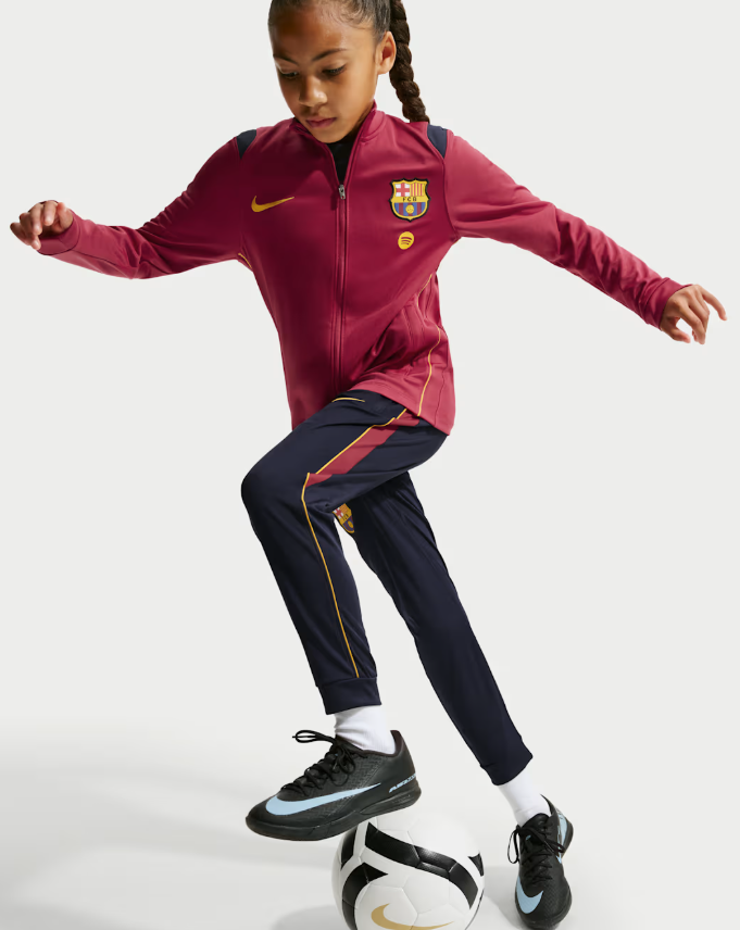 nike barcellona fcb dri-fit tuta da calcio bambino