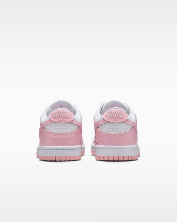 nike dunk low rosa-bianco donna