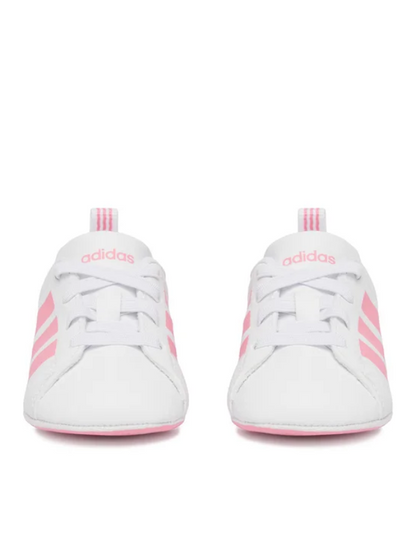 ADIDAS GRANDCOURT CRIB WHITE-PINK NEONATA