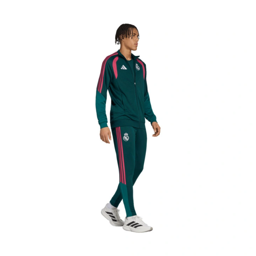 adidas tuta completa real madrid training 2026-2027 verde uomo