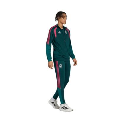 Adidas Tuta completa Real Madrid Training 2026-2027 verde uomo