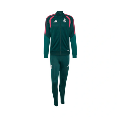 Adidas Tuta completa Real Madrid Training 2026-2027 verde uomo