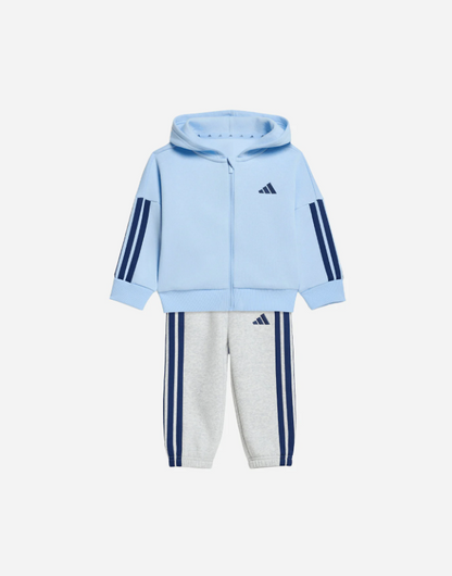 Adidas Tuta Adidas Essentials azzurro e grigio bambino