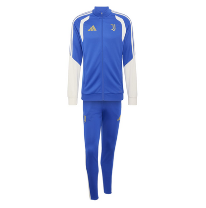 ADIDAS TUTA JUVENTUS BLU 3 STRIPS BIANCO UOMO