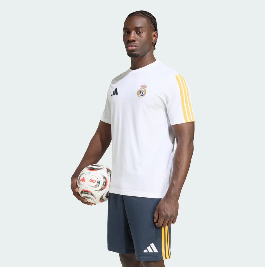 adidas t-shirt bianco real madrid uomo