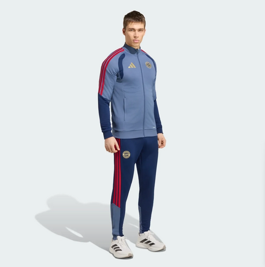 ADIDAS TUTA BAYERN BLU GRIGIO UOMO