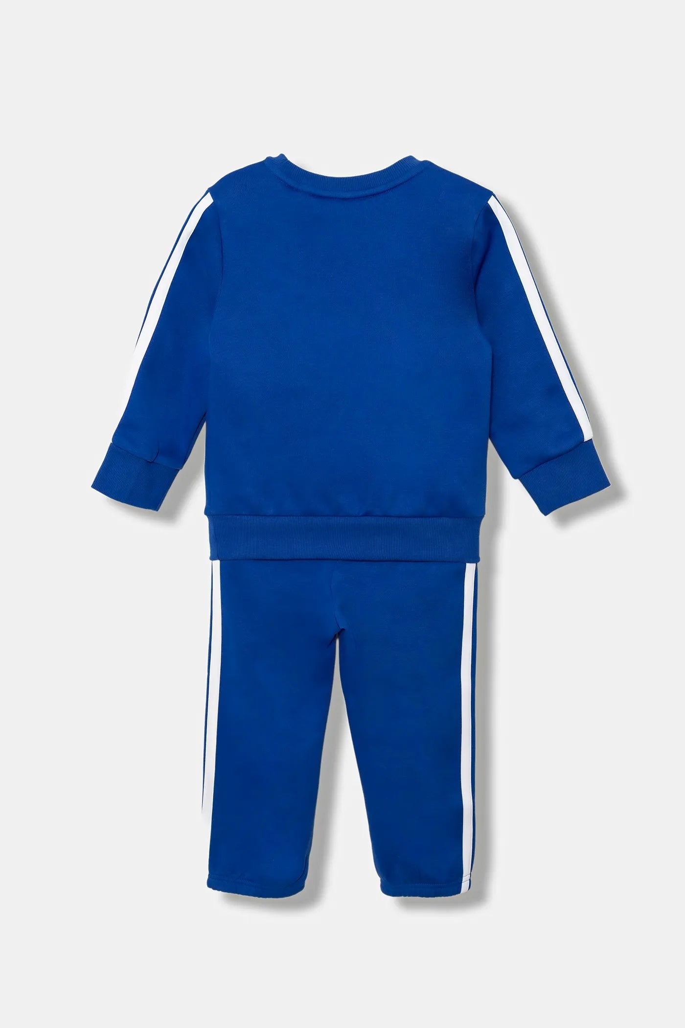 adidas tuta completa blu 3 strips bianco bambino
