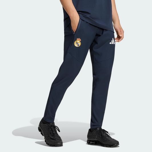 Adidas Pantalone Tiro Travel Real Madrid Full Zip uomo