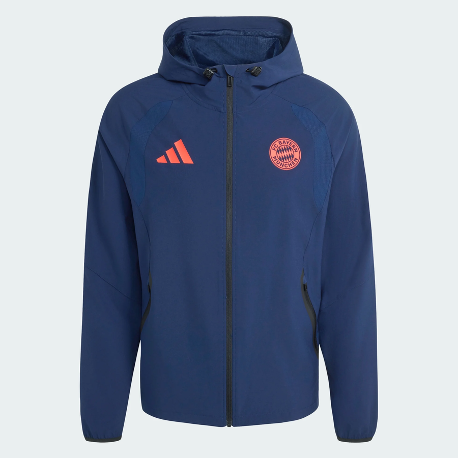 adidas giacca tiro travel fc bayern muenchen uomo