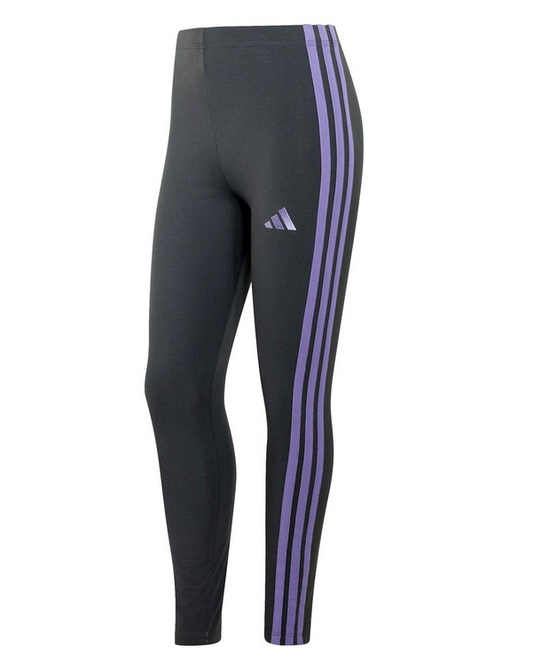 ADIDAS LEGGINS ESSENTIAL GRIGIO SCURO-GLICINE DONNA