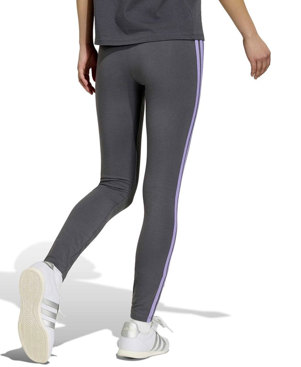 adidas leggins essential grigio scuro-glicine donna