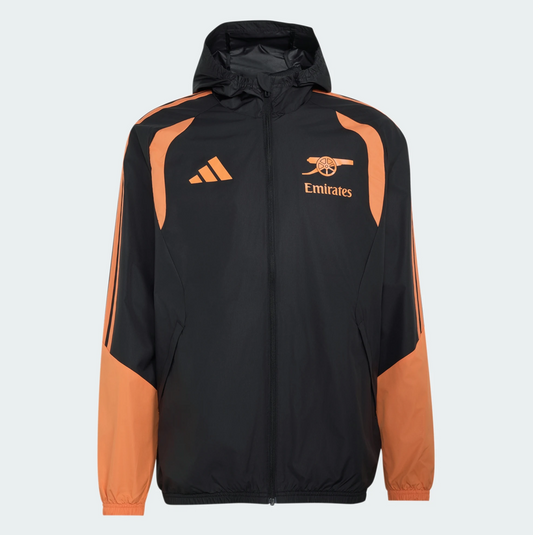 Adidas Giacca Tiro All Weather Arsenal FC nero uomo