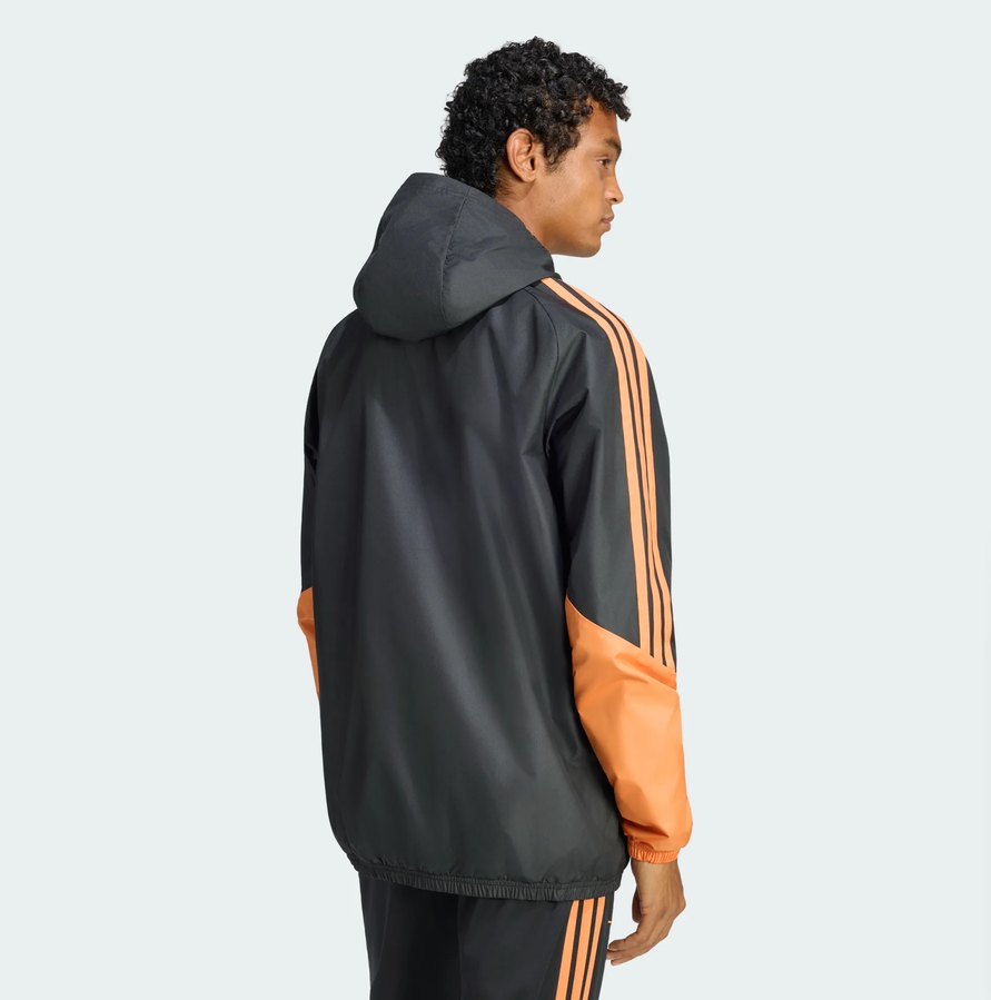 adidas giacca tiro all weather arsenal fc nero uomo