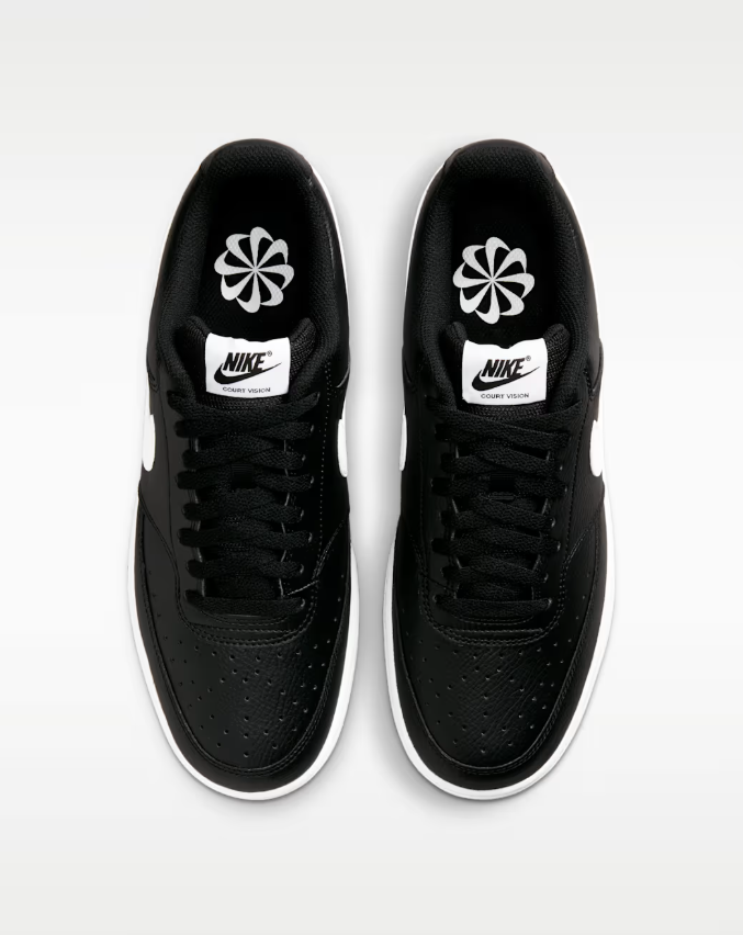 nike court vision low next nature black uomo