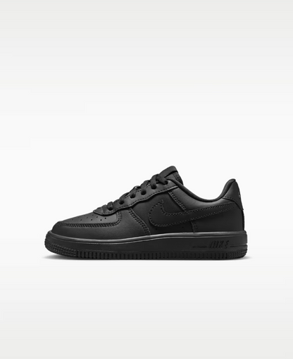 Nike Air Force 1 Low Lace (PS) BLACK BAMBINO