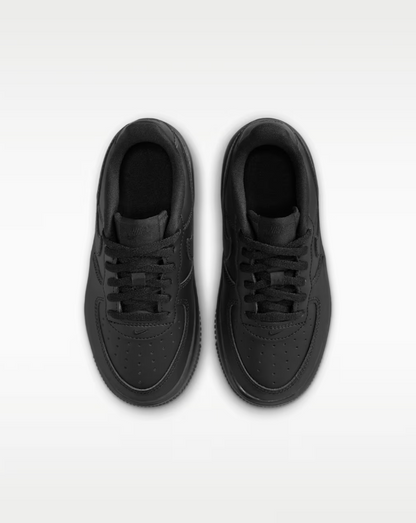 Nike Air Force 1 Low Lace (PS) BLACK BAMBINO