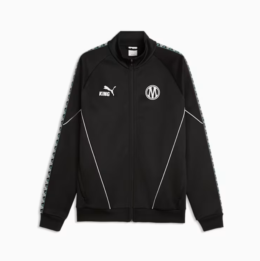 puma giacca con zip olympique de marseille king uomo