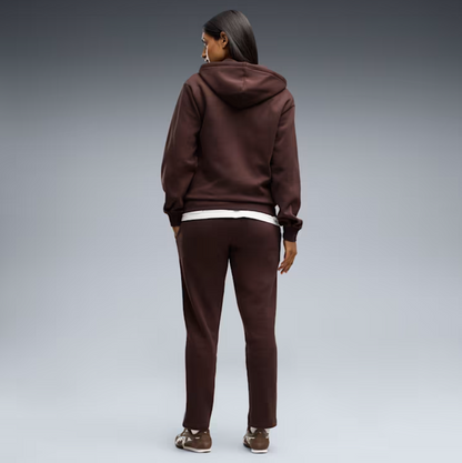 Puma Tuta con cappuccio Metallic marrone da donna