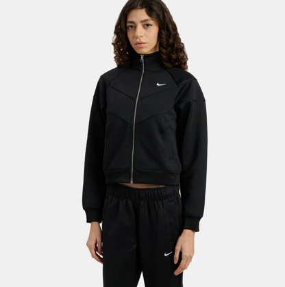 Nike Sportswear Felpa con zip Windrunner nera donna