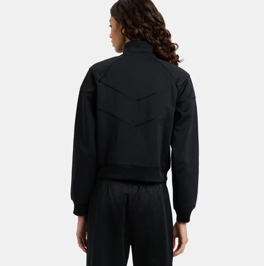 nike sportswear felpa con zip windrunner nera donna