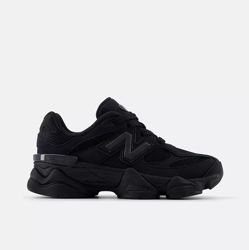 new balance 9060 total black bambino