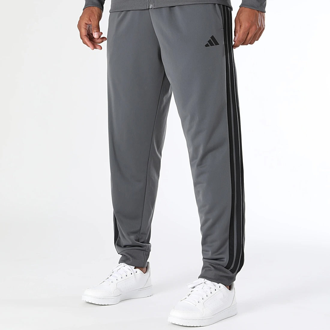 adidas permormance tuta grigia/nera uomo