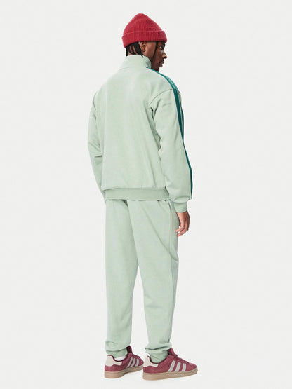 ADIDAS TUTA FELPATA VERDE UOMO