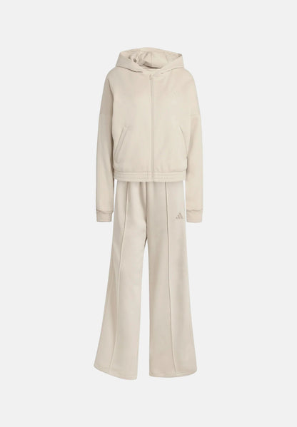 ADIDAS TUTA FELPATA BEIGE DONNA